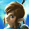 silent_swordsman: A picture of Link from BotW. Shoulder-up back towards viewer, head turned towards viewer. (Default, Neutral)