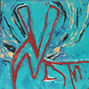 laurelindel: This is a detail from a small encaustic painting of the Egyptian God Set. (Encaustic, Kemetic)