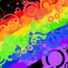le_gaosaure: A stylized rainbow, my user icon on AO3. (Default)