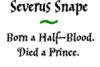 aunty_marion: (Snape - Died a Prince)