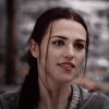 deathsmajesty: Katie McGrath as Morgana from Merlin (Smile - Teen Disheveled)