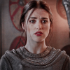 deathsmajesty: Katie McGrath as Morgana from Merlin (Sad - Teen Disheveled)