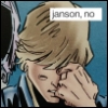 youmynock: comic art of Tycho Celchu, pinching his nose with his hand, with text overlaid reading "janson, no" (Tycho)