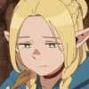 magelinlin: Marcille munching on something and being surprised by the taste (marcille)