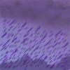 silmaril: purple-dominant, rainy day picture with very dark skies, made with The GIMP (Moody)
