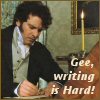 elisi: Darcy struggling to write (Writing is hard)