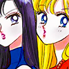 brinkles: Rei Hino and Minako Aino posing in profile (Default)