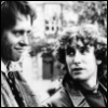 withnailandi: Black and white image of Withnail and Marwood from Withnail and I. (withnail and i community)