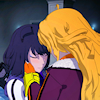 sarajayechan: Blake and Yang having a tender reunion after being separated for more than half of volume 8 ([RWBY] Bumbleby reunion)