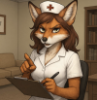 theradicalchild: (Nurse Fox in Office)