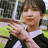 linky: Shiori holding up her arm, showing off her forbidden alchemy scars. (Gotchard: Shiori - Arm)