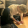 holiestlove: (writing on the floor)
