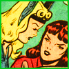 gloss: sea princess leaning into toward sexy lady (Namora likes the ladies)