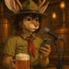 theradicalchild: (Scoutmaster Jackalope at Microphone)