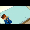 arimamary: endou mamoru rolling on his bed (excited-endou-gif)