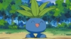 chromatic_crow: a happy Oddish (a grass type pokemon), it's eyes are closed and mouth open with a smile (oddish)