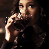 manipulativni: (she's having one more swallow)