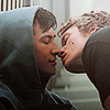 ostie: (kiss good-bye)