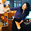 sixbeforelunch: An image of Lois Lane gesturing at a board from the 2025 live action Superman movie. No text. (dcu - lois lane reporter 2025 superman)