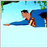 sixbeforelunch: An image of superman in flight. No text. (dcu - superman in flight)
