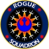 bella_luugosi: Rogue Squadron (legacy) crest; the Rebel Alliance logo surrounded by twelve x-wings (rogues)