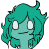 oliswamp: The icon pictures a humanoid person with mint-coloured skin and hair and blank white eyes with no irises or pupils. (Default)