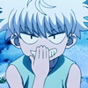 autumninpluto: Killua snickering ([hxh] snicker killua)