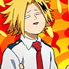 autumninpluto: Kaminari with a dumb expression on his face ([mha] wheyyy kaminari)