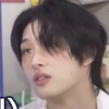 meriastroa: mingi from ateez looking from below with a pleading look (mingi)