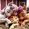 frith: Realistic My Little Pony CMC via generative software (MLP EZ Make CMC sleeping)