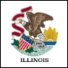 yarnandglue: The Illinois state flag (Illinois)