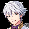invisiblebonds: Cropped default image of Groom Robin in Fire Emblem Heroes (gorgeous smile)