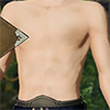 invisiblebonds: A cropped image of Armor Break Robin from Fire Emblem Warriors. (shirtless)
