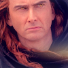 magnavox_23: Close up of Crowley wearing robes and long flowing hair (GO_Crowley_robes)