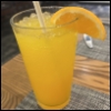glass_of_orangejuice: A glass of orange juice with a straw and an orange slice on the rim. (Default)