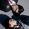 alchemicink: Yuma and Shu lying on a rooftop (Teacoffee roof)