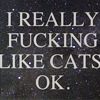 pictishmouse: i really fucking like cats ok (cats)