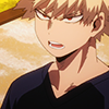 hotheaded: (between the eyes when)