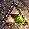 linked_universe: triforce with plants growing on the courage square (pic#18319065)