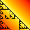 light_heat: cellular automaton creates triangle fractal (Default)