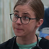silverhare: Dr Mel King from The Pitt, looking offscreen and raising her eyebrows (the pitt - mel king (autistic))