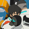 sarajayechan: Keith and Shiro hugging before a mission. Fandom aside I can never stop loving this one. ([VLD] Sheith)