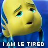 scaramouche: Disney's Flounder looking sleepy (flounder is le tired)