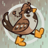 pardaldebotas: (mascot, sparrow)