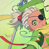 majoukoufu: QQ wielding her spear with a serious expression (04 - Infinite Rondo)