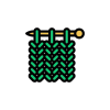 athenais: (knitting)