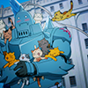 majoukoufu: Alphonse Elric flusters, covered by (and holding) Many Cats (FMA - to beyond that dream)