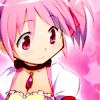 majoukoufu: Madoka smiles at something offscreen (PMMM - 今日は独りで歩く　通い慣れたまち)
