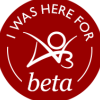 pi_rate: badge saying "i was here for beta" (Default)