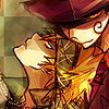 ravensilversea: Katekyou Hitman Reborn fanart of adult-form Colonnello tipping his head back for Reborn to rest his chin on (hanging out, KHR 4, peaceful, R56, yaoi)